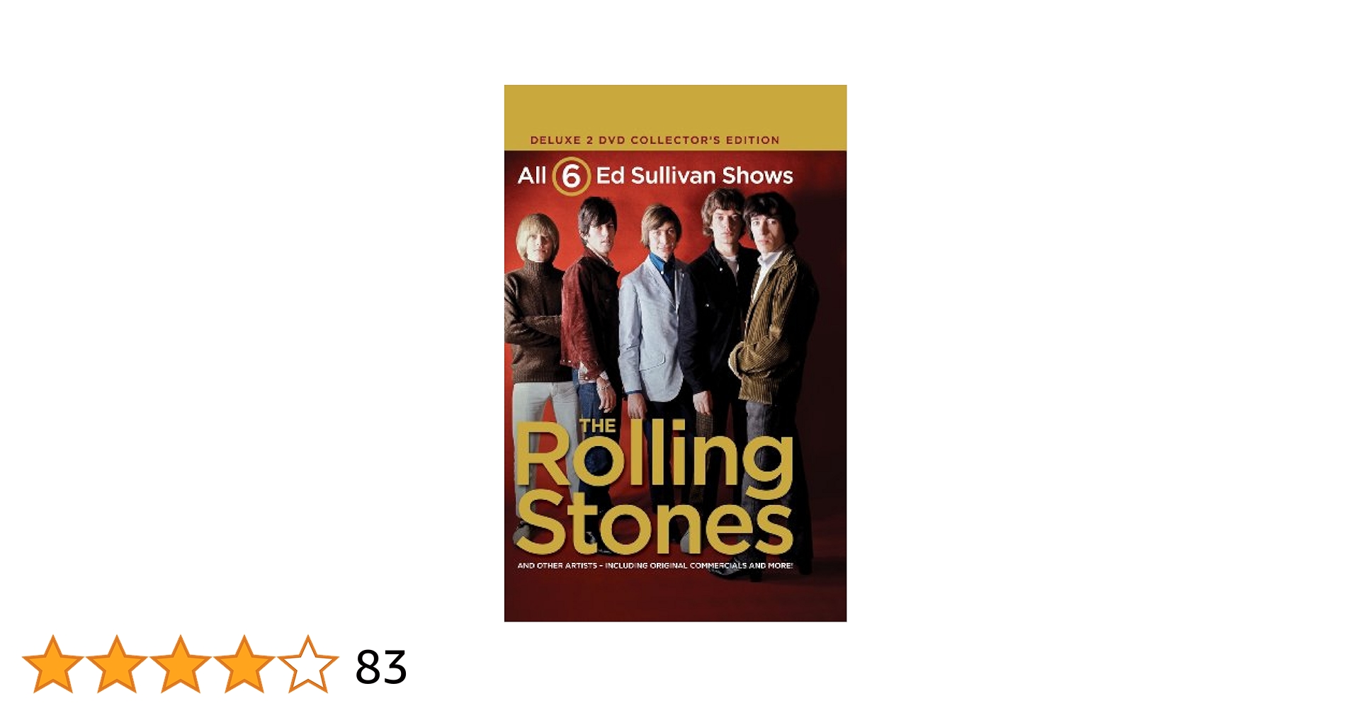 (未使用･未開封品)6 Ed Sullivan Shows Starring the Rolling Stones [DVD] Amazon.com: Rolling Stones-6 Ed Sullivan Shows : The Rolling